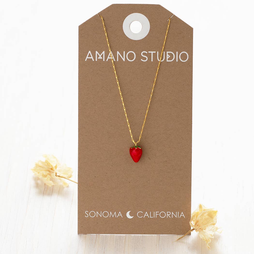 Amano Studio - Summer Strawberry Necklace