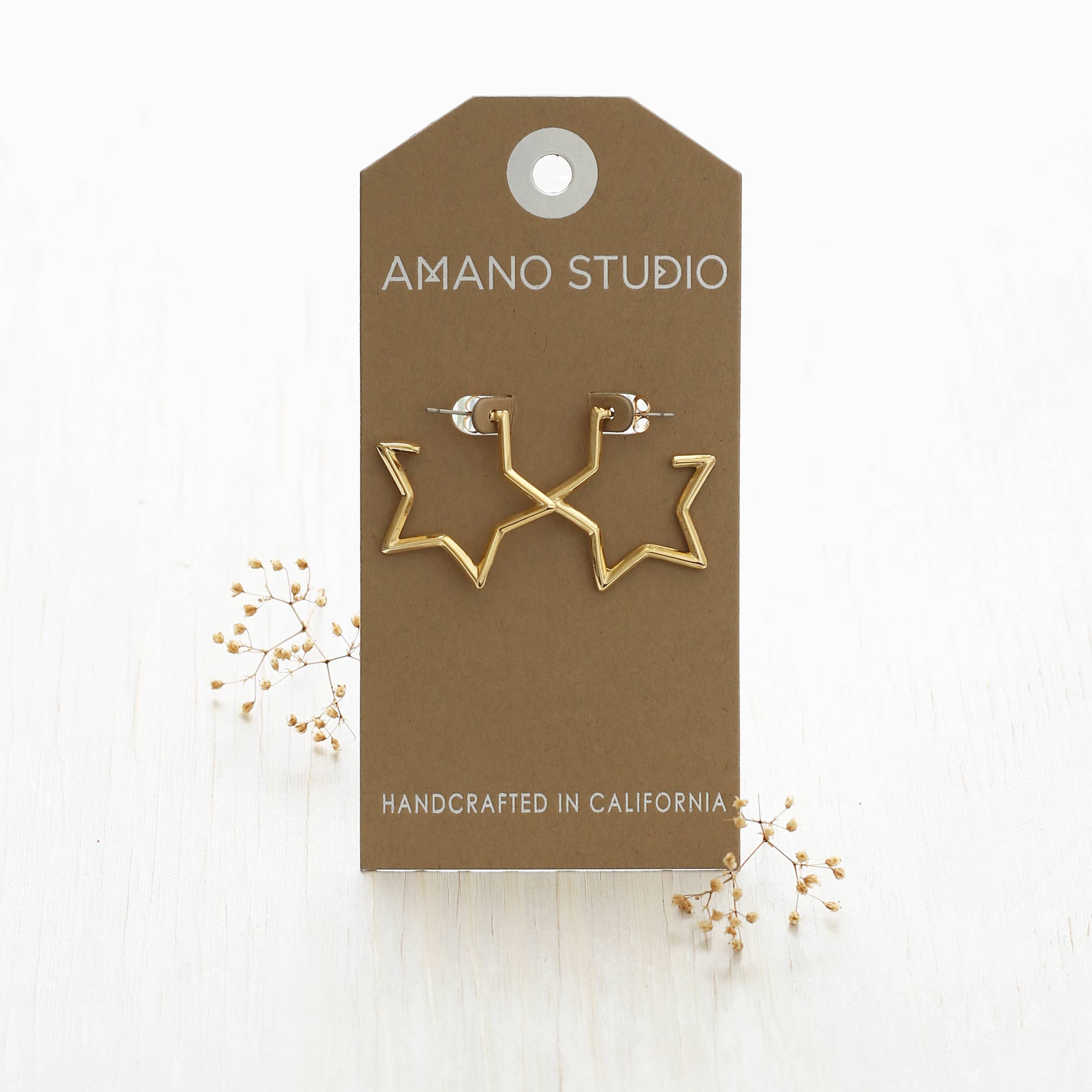 Amano Studio - Star Hoop Earrings (Large)