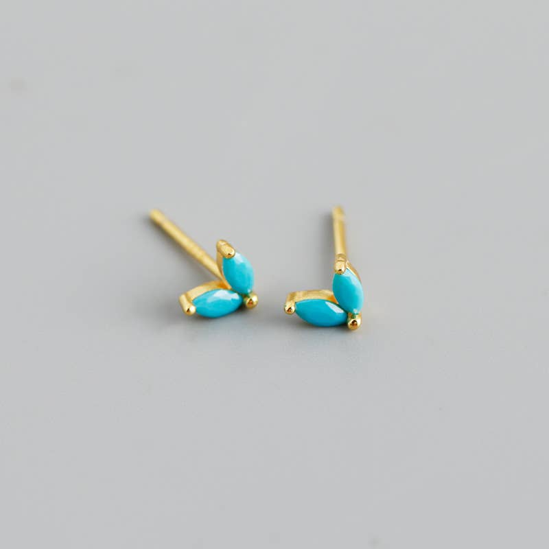 18k Gold Vermeil Tiny Stud Earring