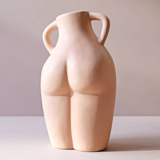 Porcelain Love Handles & Bum Vase