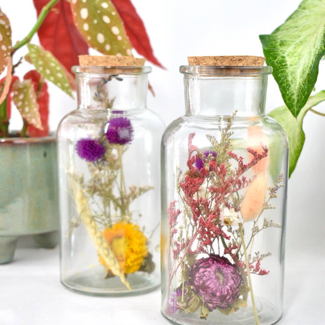 Dried Flower Glass