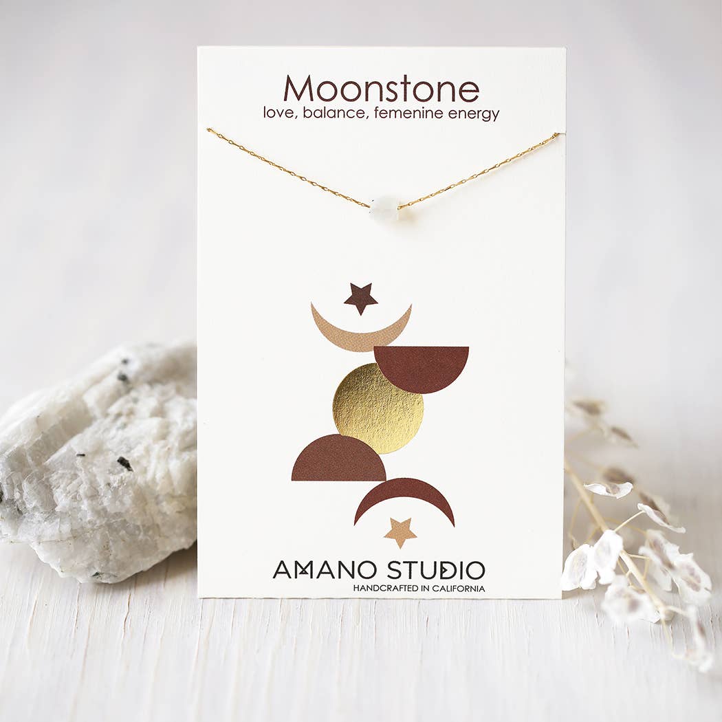 Healing Stones Necklace - Moonstone